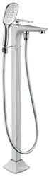 Смеситель Timo Helmi 4000/00-16Y-CRchrome /white напольный| 18x102x28