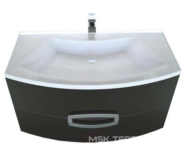 Тумба 90х50хh48см, подвесная, под раковину, (цв., ручки цв.хром),  ZZ La Beaute Marine BM2