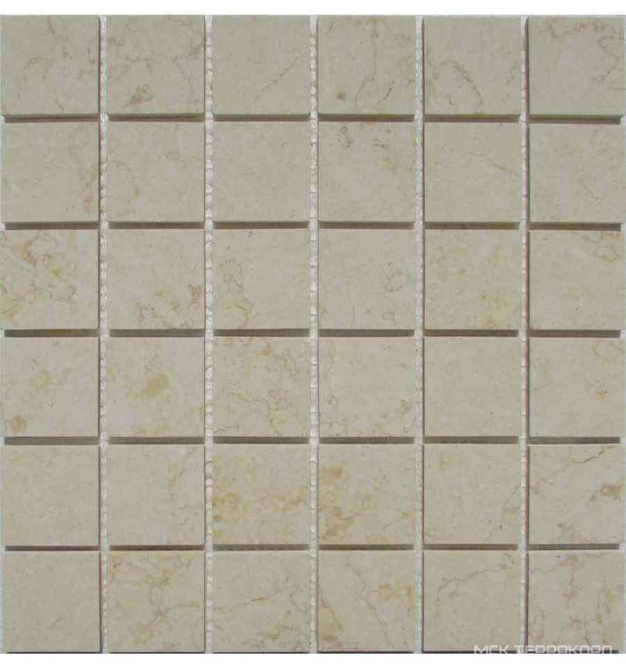 Мозаика из камня на сетке М20-011-48Р ZZ |30.5x30.5