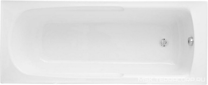 Акриловая ванна Aquanet Extra 170x70, без каркаса и панелей, цв. белый, ZZ Aquanet extra 203931