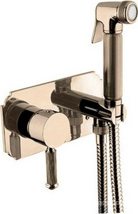 Смеситель встраиваемый в стену, с гигиеническим душем, (цв.бронза, одноручковый),  ZZ Cezares Olimp OLIMP-DIF-02-L
