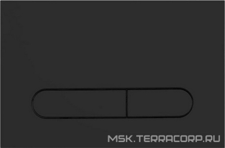 Кнопка двойного смыва для инсталляции подвесного унитаза, (цв.черный матовый), BelBagno Prospero BelBagno prospero BB007-PR-NERO.M