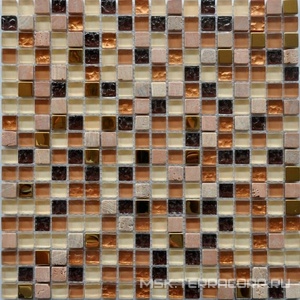 Мозаика Мастера Керамики Glass Мозаика BXGS091 (чип 15x15) ZZ|30х30