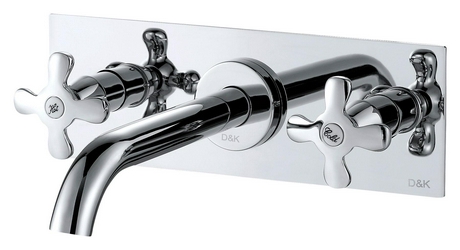 Смеситель D&K Lorsch Hessen DA1414401 для раковины, С ВНУТРЕННЕЙ ЧАСТЬЮ| 29x9x23