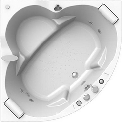 Акриловая ванна Radomir  3 Релакс Chrome 130x130 с пультом 130x130x50 Radomir Сорренто s391268