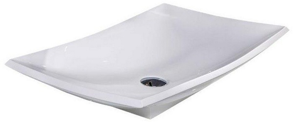 Раковина накладная на столешницу Flow /640х400 мм/ ZZ