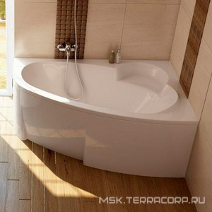 Ванна ASYMMETRIC 170x110 R белая, ZZ Ravak Asymmetric C491000000