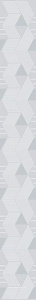 Декор Azori Lounge Бордюр LOUNGE MIST GEOMETRIA 6.2x50.5 588291001