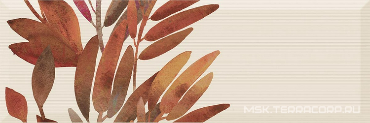 Dec.Savage Flowers Marron 01 XX |15x45