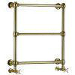 Полотенцесушитель 564хh600х132мм, подвод воды int.510мм, (ГВС, 8 bar, 145Вт), (БЕЗ вентитей, наб трубок, адапт Carlo Poletti), (цв.зол),  ZZ Brandoni Classic 1 Classic 1 Gold