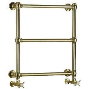 Полотенцесушитель 564хh600х132мм, подвод воды int.510мм, (ГВС, 8 bar, 145Вт), (БЕЗ вентитей, наб трубок, адапт Carlo Poletti), (цв.зол),  ZZ Brandoni Classic 1 Classic 1 Gold