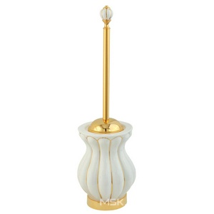 Ерш напольный, (цв.золото / керамика),  ZZ Migliore Olivia 17517