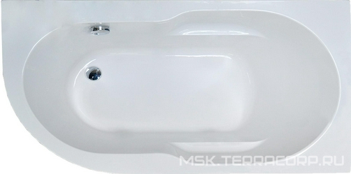 Акриловая ванна Royal Bath Azur RB 614203 R 170 см| 169x79x45