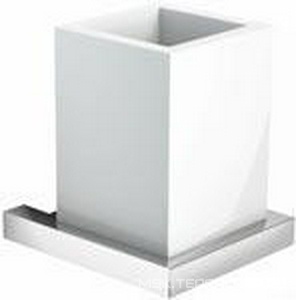 Стакан настенный, (цв.хром, керамика),  ZZ IBB Xoni XO 02 CRO