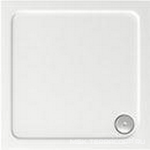 Поддон акриловый "Форум 100" 1000х1000мм, квадратный, БЕЗ сифона ZZ Bas Пандора ПН00051