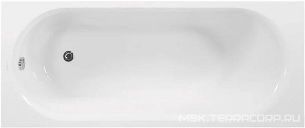 Ванна прямоугольная 180x70xh45см, без панели и каркаса, (акрил цв.белый), Kasandra ZZ