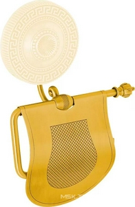 Держатель для т/б, с крышкой, БЕЗ РОЗЕТКИ (цвет золото),  ZZ Migliore Monte Carlo 28065