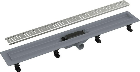 Универсальный водоотводящий желоб 750 мм с решеткой Simple ZZ