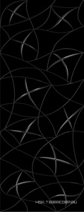 Декор Azori Vela Декор  Nero "Stella" 20.1x50.5 587112002