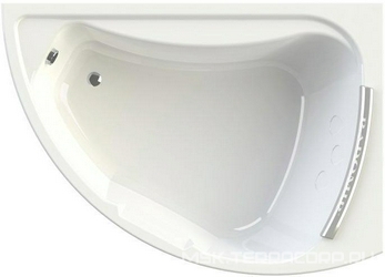 Ванна акриловая "АЛЬБЕНА",1680х1200, правая, каркас, слив-перелив и молдинг (бронза) в компл., подгол., смес."Бриз-BRONZE/ Линкольн-BRONE(большой) ZZ