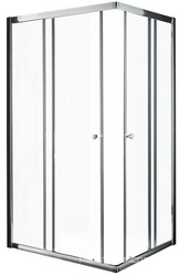 Душевой уголок 1200х900хh2000мм, прямоугольн., правый/левый, сдвиж.дверь с неподв. сегм., вход 570мм, (стекло прозр. 6мм, фурн.цв.хром), Anima XX