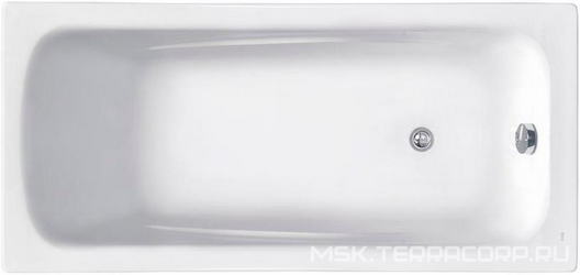 Акриловая ванна Roca Line 170x70 см белая| 170x70x44