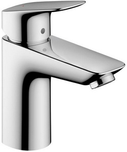 Смеситель для раковины, 100, с д/к, (цв.хром), Lоgis Hansgrohe Logis 71100000