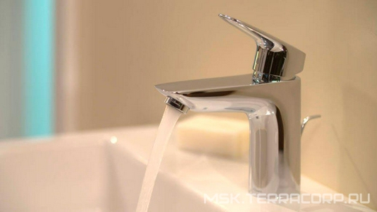 Смеситель для раковины, 100, с д/к, (цв.хром), Lоgis Hansgrohe Logis 71100000