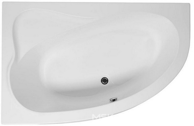 Акриловая ванна Aquanet Luna 155x100 L с каркасом| 153x100x45