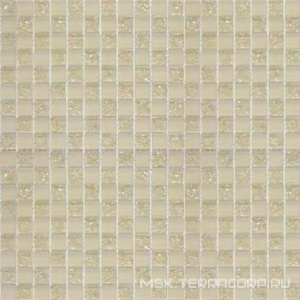Мозаика Мозаика  523 шахматка бежевый колотый - бежевый матовый ZZXX|30х30 Мастера Керамики Glass 523
