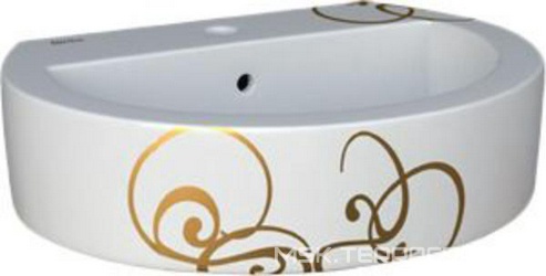 Раковина Della Globus джаз золото| 56x17x44