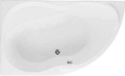 Акриловая ванна Aquanet Graciosa 150x90 L с каркасом| 148x88x45