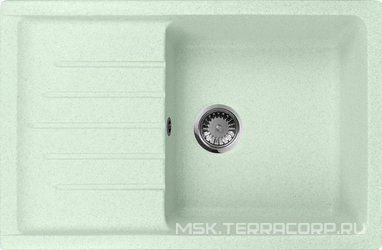 Мойка кухонная AquaGranitEx M-27 салатовая| 49x74x20