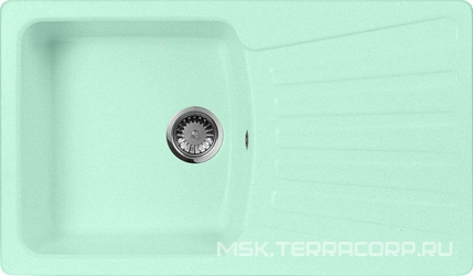 Мойка кухонная AquaGranitEx M-12 салатовая| 49x84x19