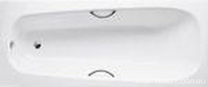 Ванна 170х75хh42(56)см,с шумоиз,(БЕЗ ручек арт.B080-901cr,без ножек арт.B23-1500),(цв.белый с антислип,с Glaze Plus),(д/станд.сл-перел.),Bette Form KL Bette Bette Form Safe 3710-000 2GR,AD, PLUS, AR