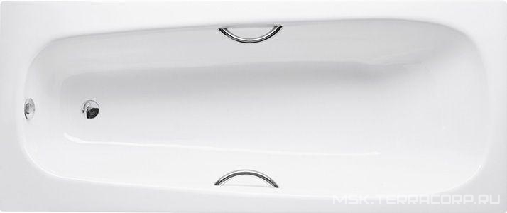 Ванна 170х75хh42(56)см,с шумоиз,(БЕЗ ручек арт.B080-901cr,без ножек арт.B23-1500),(цв.белый с антислип,с Glaze Plus),(д/станд.сл-перел.),Bette Form KL Bette Bette Form Safe 3710-000 2GR,AD, PLUS, AR