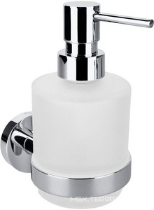 Дозатор для жидкого мыла, настенный, (цв.хром / стекло мат.),  ZZ Bemeta Mini 104109102