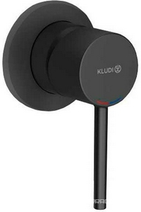 Cмеситель  наружная часть для душа для скрытого монтажа, цвет черный ZZ Kludi BOZZ 389253976