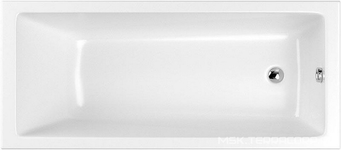 Ванна акриловая WHITECROSS Wave 170х70, без каркаса, сифона, цв. белый, ZZ Excellent wave 0101.170070.100