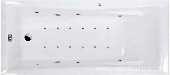 Акриловая ванна Excellent Palace WAEX.PAL17.RELAX 170x75| 169x75x46