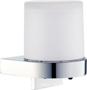 Дозатор для жидкого мыла, настенный, (цв.хром/ стекло мат.),  ZZ Bemeta Omega 104309322