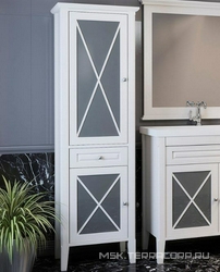 Пенал  напольный 525х1670х356 мм, левый, цвет белый ZZ Opadiris Палермо Z0000008258