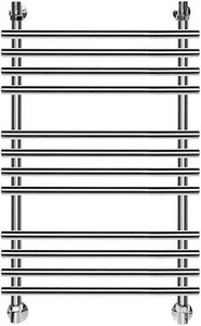 Полотенцесушитель "" 500*1000 мм, подключение 1"*3/4, цвет Flame 513, установочный набор в комплекте ZZ Ника ЛБ-1 ЛБ-1 1000/500 Flame 513