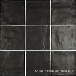 Керамогранит для пола и стены APE Ceramica Delight  Black 13,8x13,8 A035187