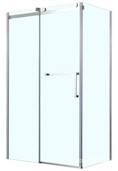 Душевое ограждение VANCOUVER, 1200*900*200 мм, раздвижная дверь, профиль хром, прозрачное стекло, БЕЗ поддона
