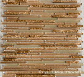 Мозаика из стекла на сетке SK10-185 ZZ 30x30