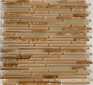 Мозаика Спектр-М Микс стекло Мозаика из стекла на сетке SK10-185 ZZ 30x30