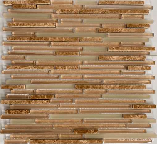 Мозаика из стекла на сетке SK10-185 ZZ 30x30