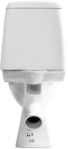 Унитаз-компакт "", косой выход, арматура 1-режим. "Уклад", сиденье полипропилен, крепление в комплекте Sanita Идеал WC.CC/Ideal/1-P/WHT.G/S1 (IDLSACC01090113)