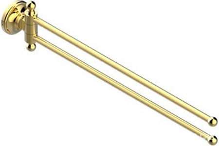 Полотенцедержатель двойной, поворотный 400мм (цв. латунь (Luxbrass))  ZZ THG Versailles G14-D03-00522